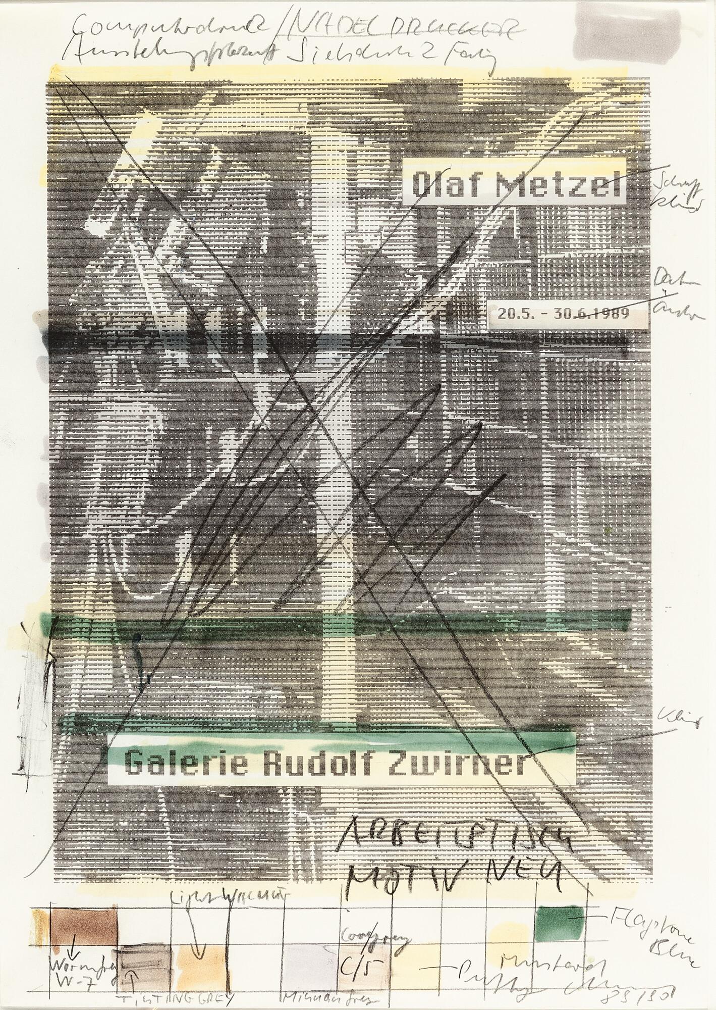 Olaf Metzel - „Arbeitstisch Motiv Neu“