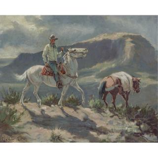 Olaf Wieghorst - Horse And Rider