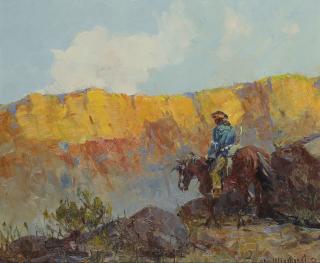 Olaf Wieghorst - Navajo Country