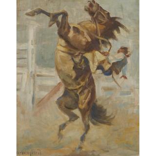 Olaf Wieghorst - Ride-Em-Cowboy