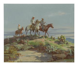 Olaf Wieghorst - Riders