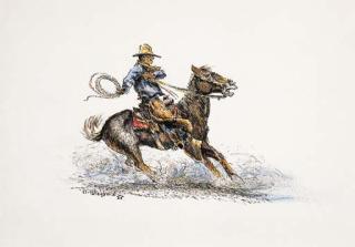 Olaf Wieghorst - Roping