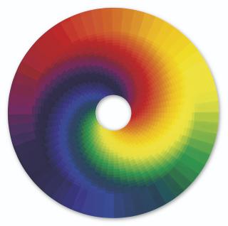 Olafur Eliasson - Colour experiment no. 15 (large inside spiral)