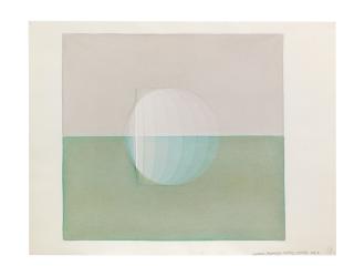 Olafur Eliasson - Horizon study (cyan)