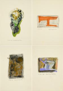 Olav Christopher Jenssen - Konvolut von 4 Papierarbeiten.