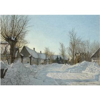 Ole Ring - Danish vinterlandsby (Town In Winter)