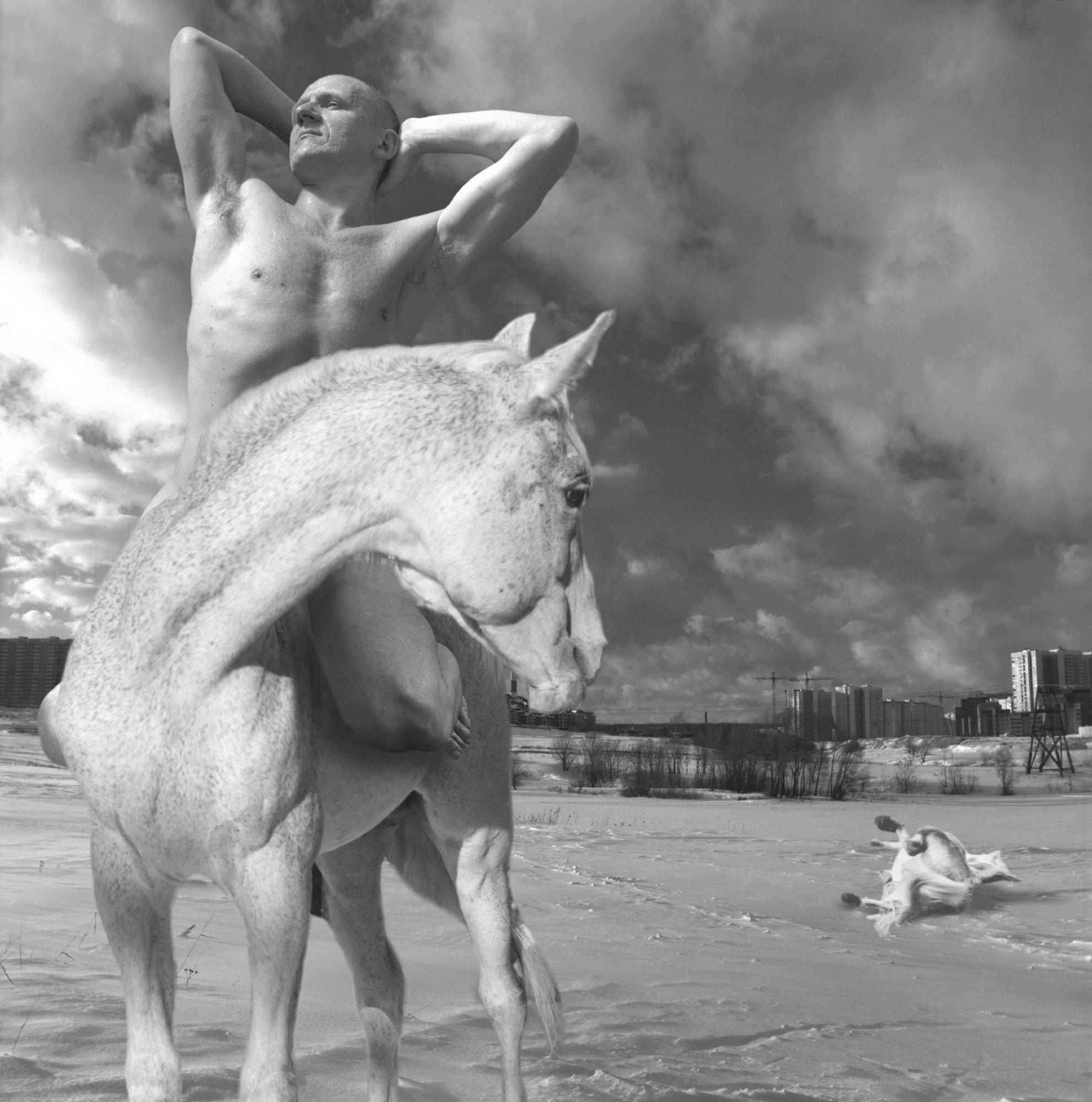 Oleg Kulik - Horseman From The Zoophrenia Series