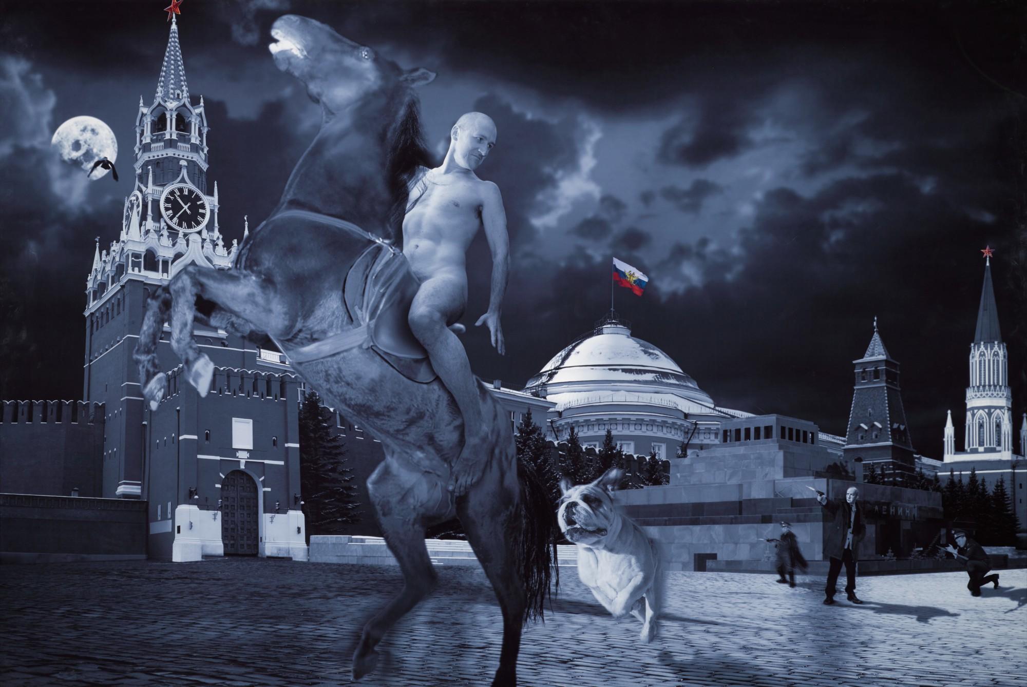 Oleg Kulik - Red Square from the series The Russian