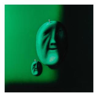 Oleg Tselkov - Deux têtes vertes/ Two green heads
