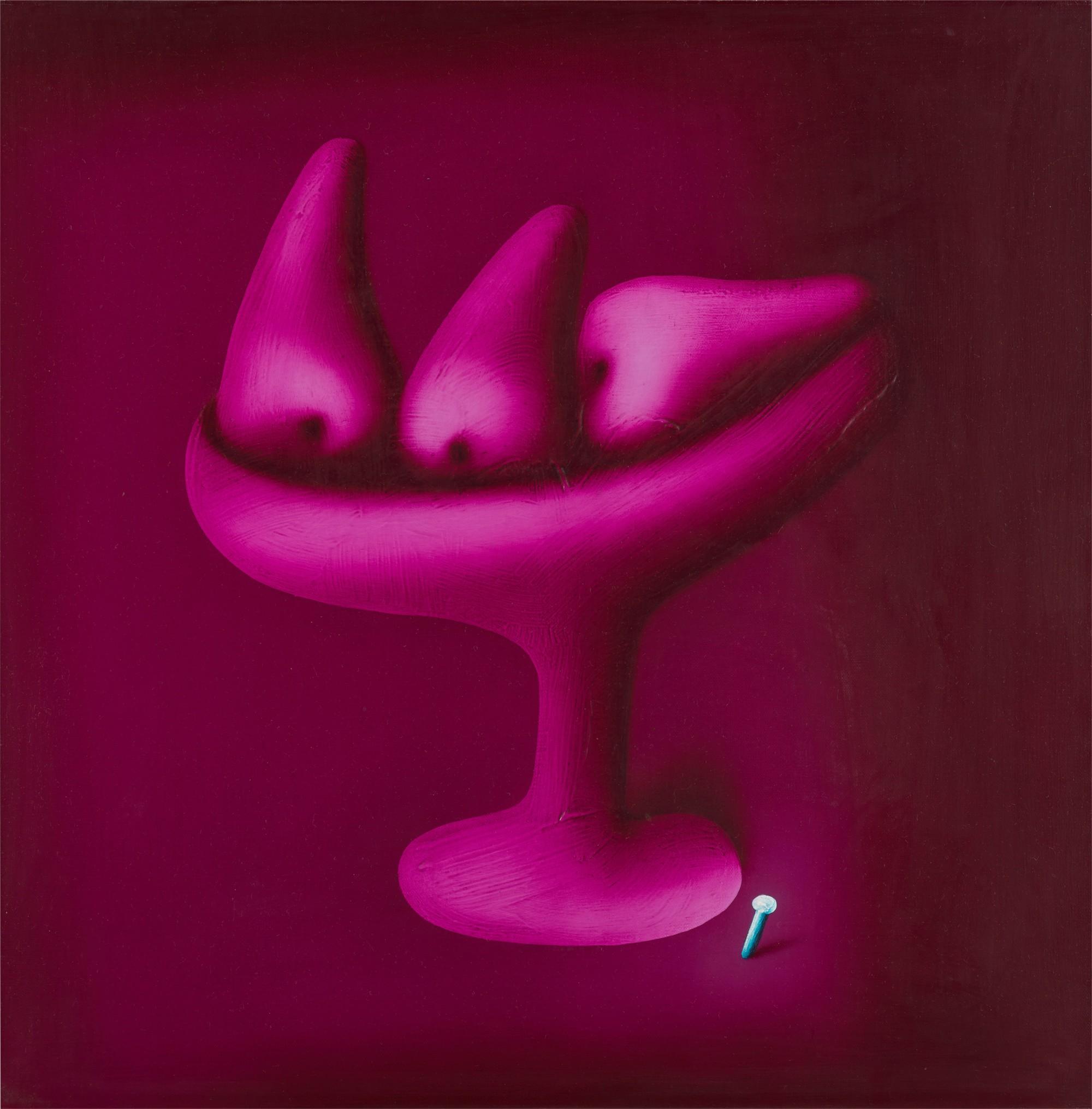 Oleg Tselkov - Vase with Pears