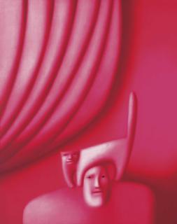 Oleg Tselkov - With cat