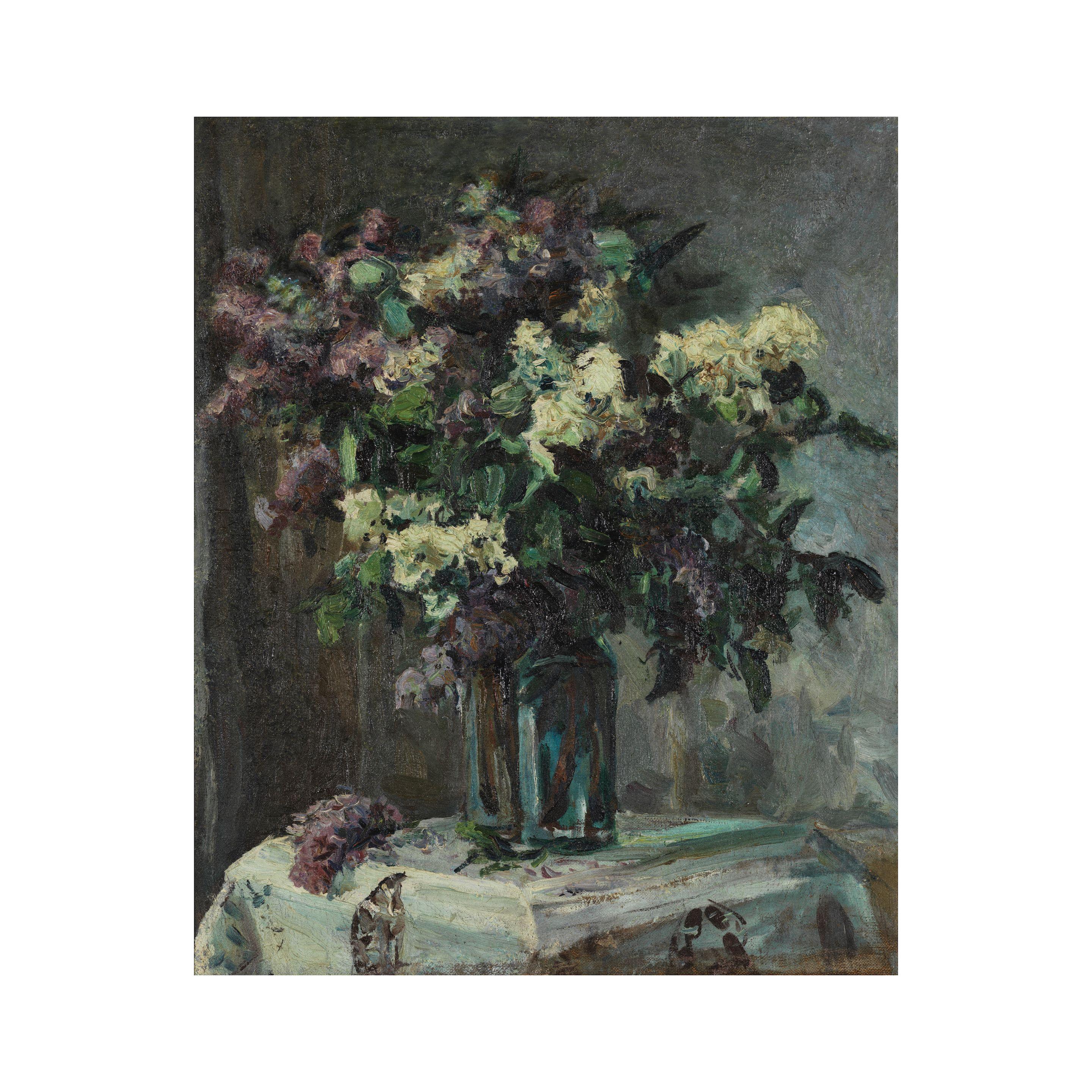 Oleg Vasiliev - Nature morte aux lilas/ Still life with lilac, circa 1959