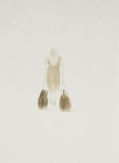 Olga Chernysheva - Un ensemble de trois aquarelles sur papier:  (i) Fau mit Taschen  (ii) Sans titre  (iii) Sans titre