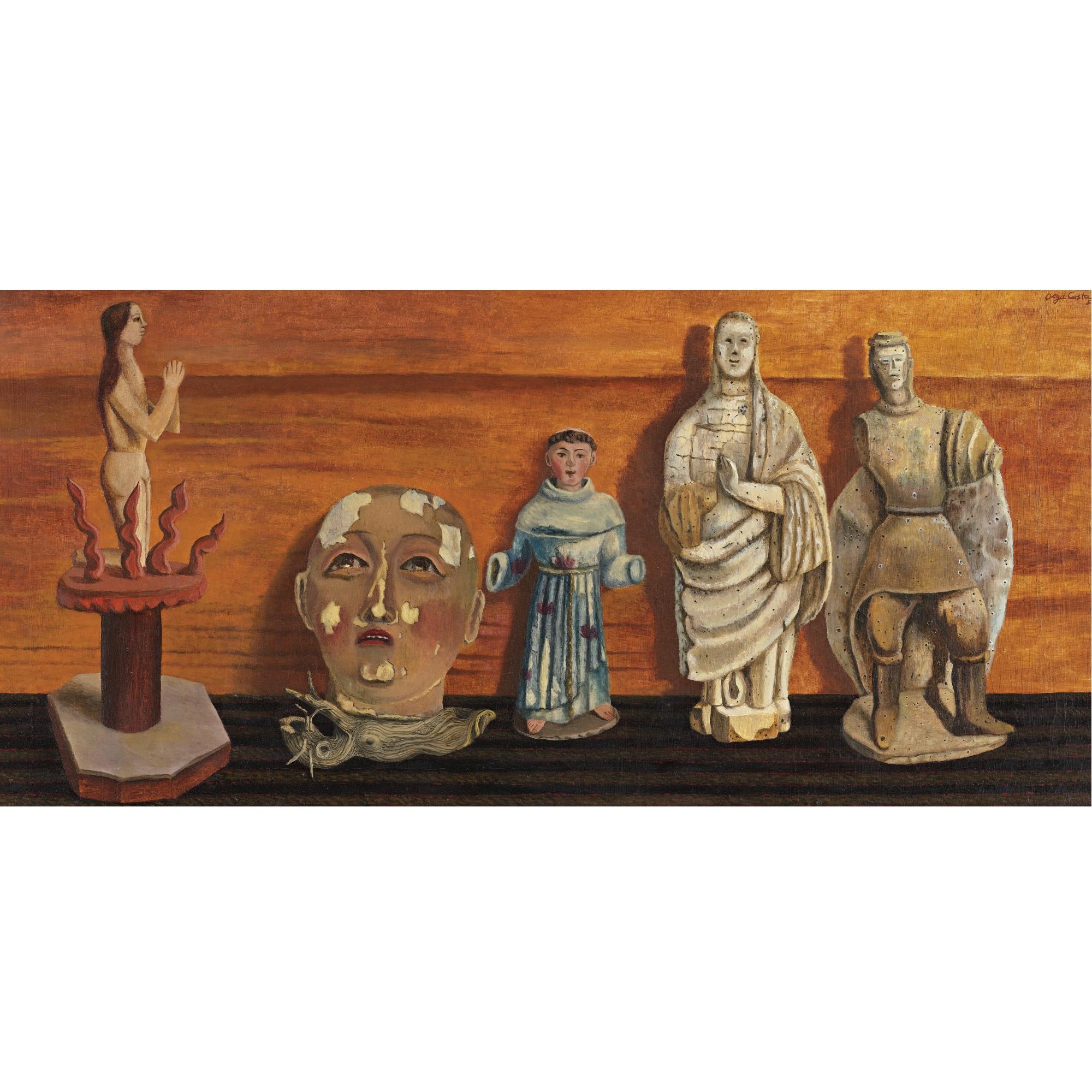 Olga Costa - Maderas (Figuras Coloniales)