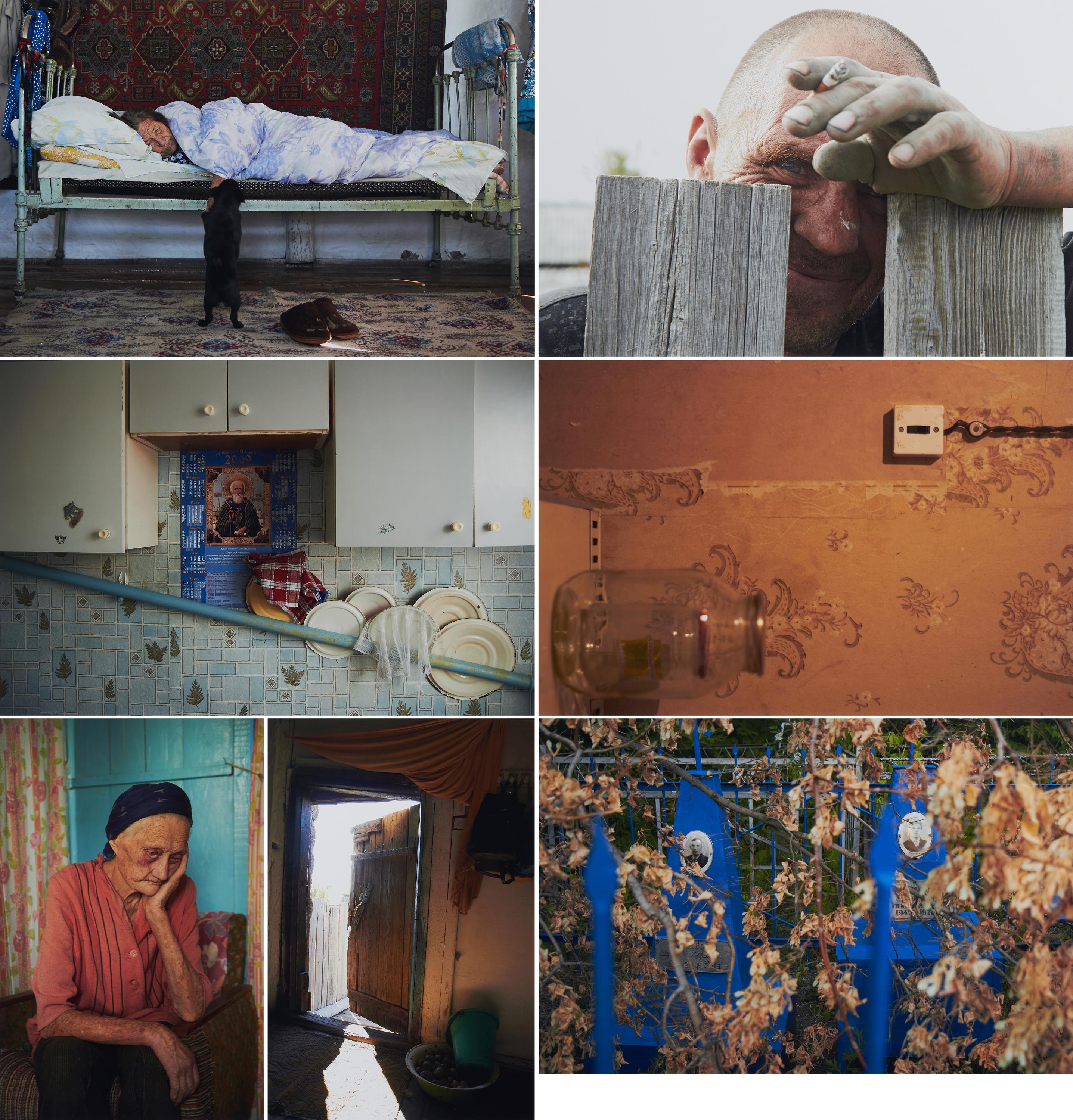 Olga Delane - 7 Werke aus der Serie \