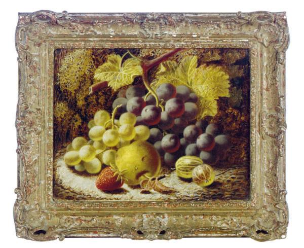 Oliver Clare - Still life of grapes and other fruit
