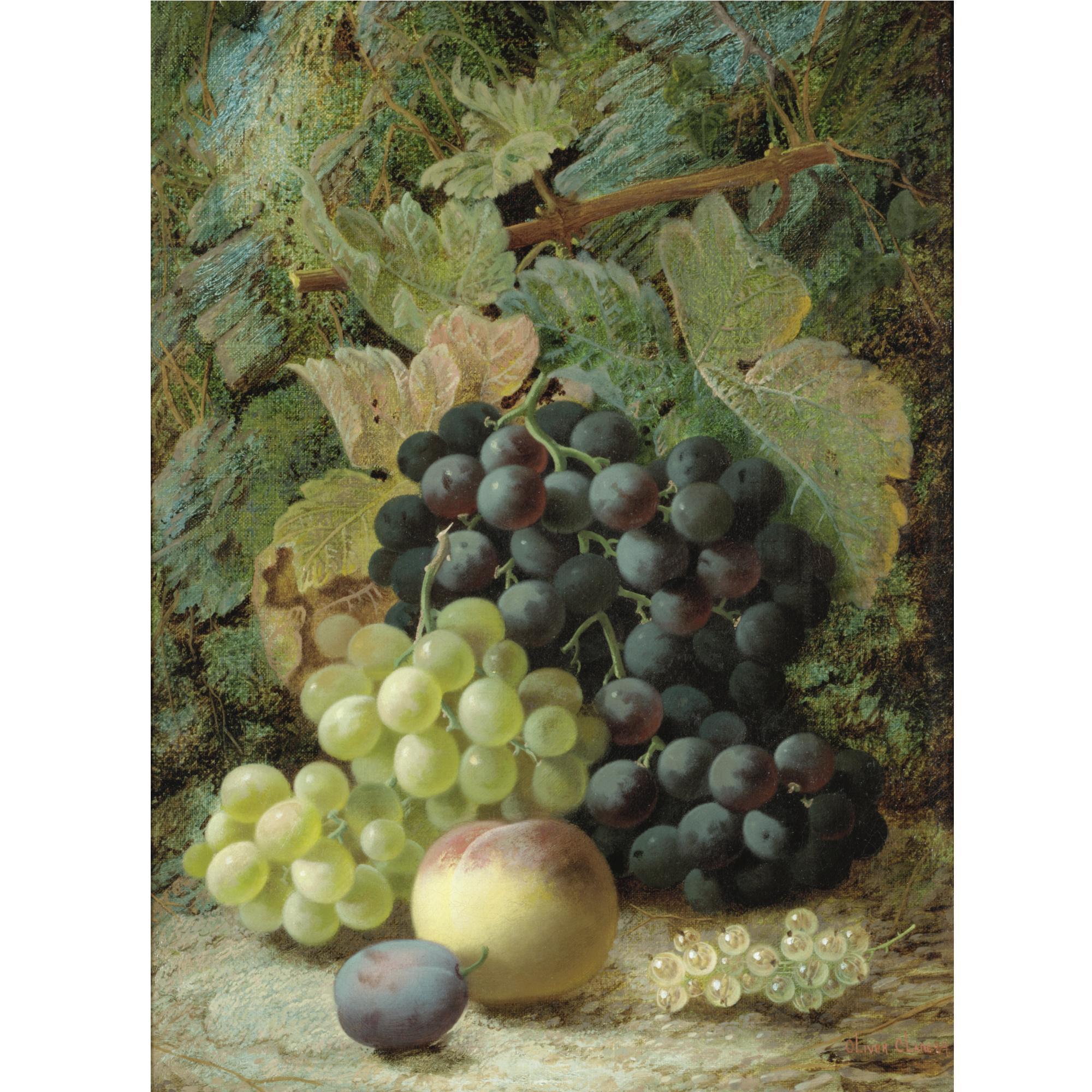 Oliver Clare - Still Life With Grapes; Still Life With A Bird\'S Nest