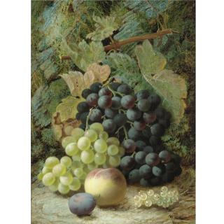 Oliver Clare - Still Life With Grapes; Still Life With A Bird\'S Nest