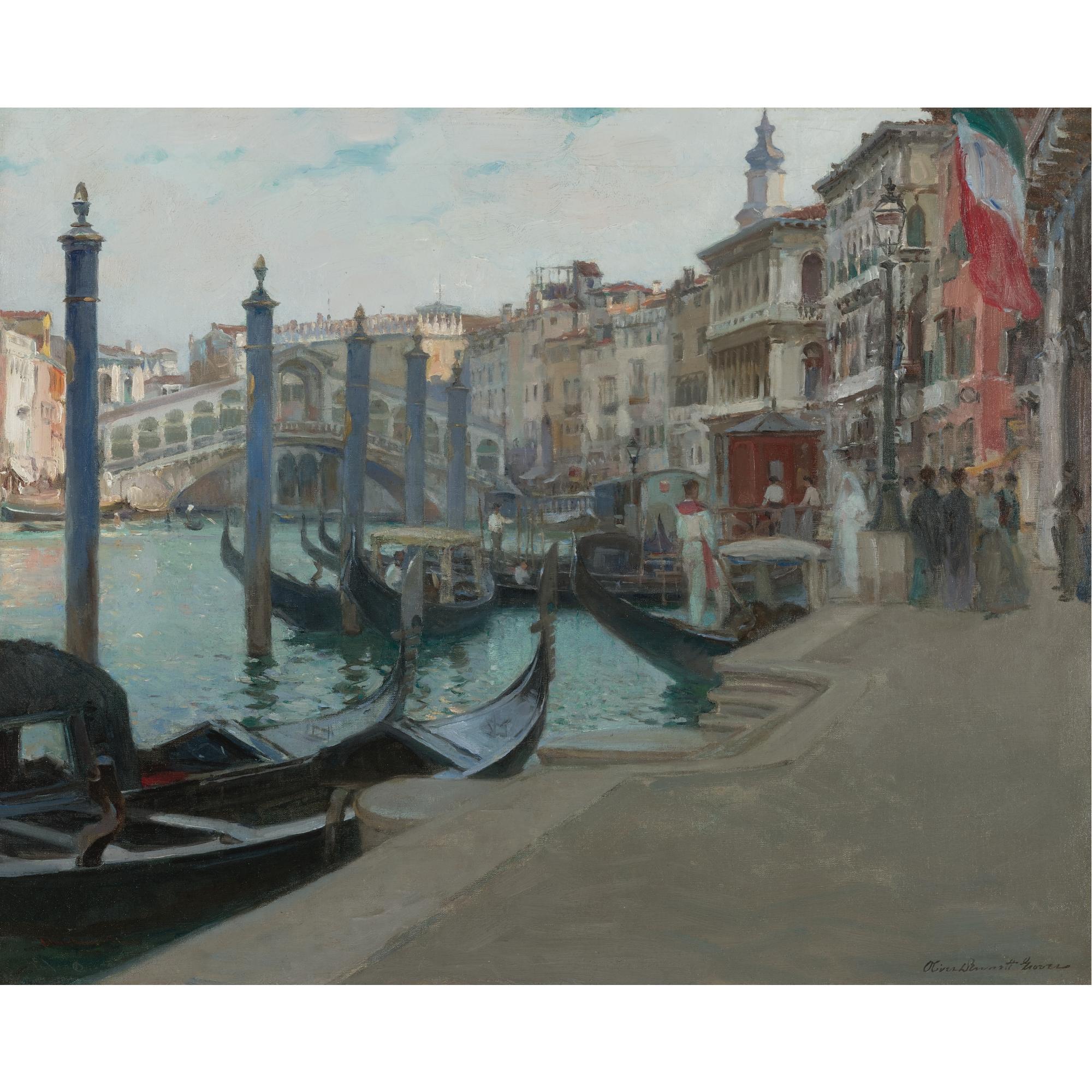 Oliver Dennet Grover - Wedding Day, Rialto Bridge