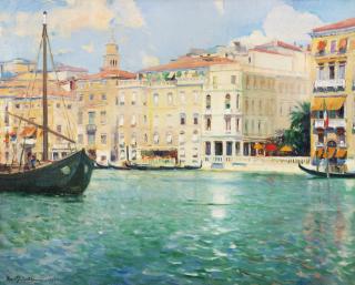 Oliver Dennett Grover - The Grand Canal, Venice
