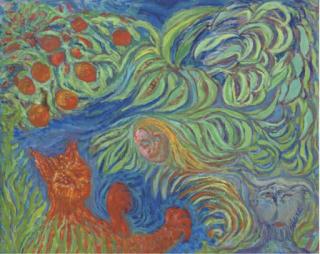 Oliver Gollancz - Cat; Birds Nest, Unframed