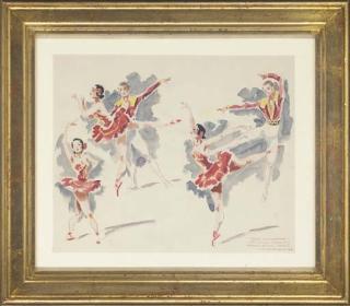 Oliver Hilary Sambourne Messel - Nora Kovach and Istvan Rabovsky performing Don Quixotte