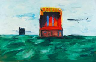 Oliver Lochau - Ohne Titel (Strandkorb)