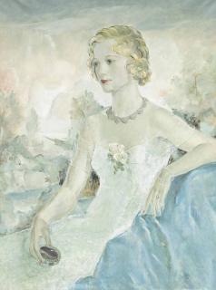 Oliver Messel - Portrait of Adrianne Allen