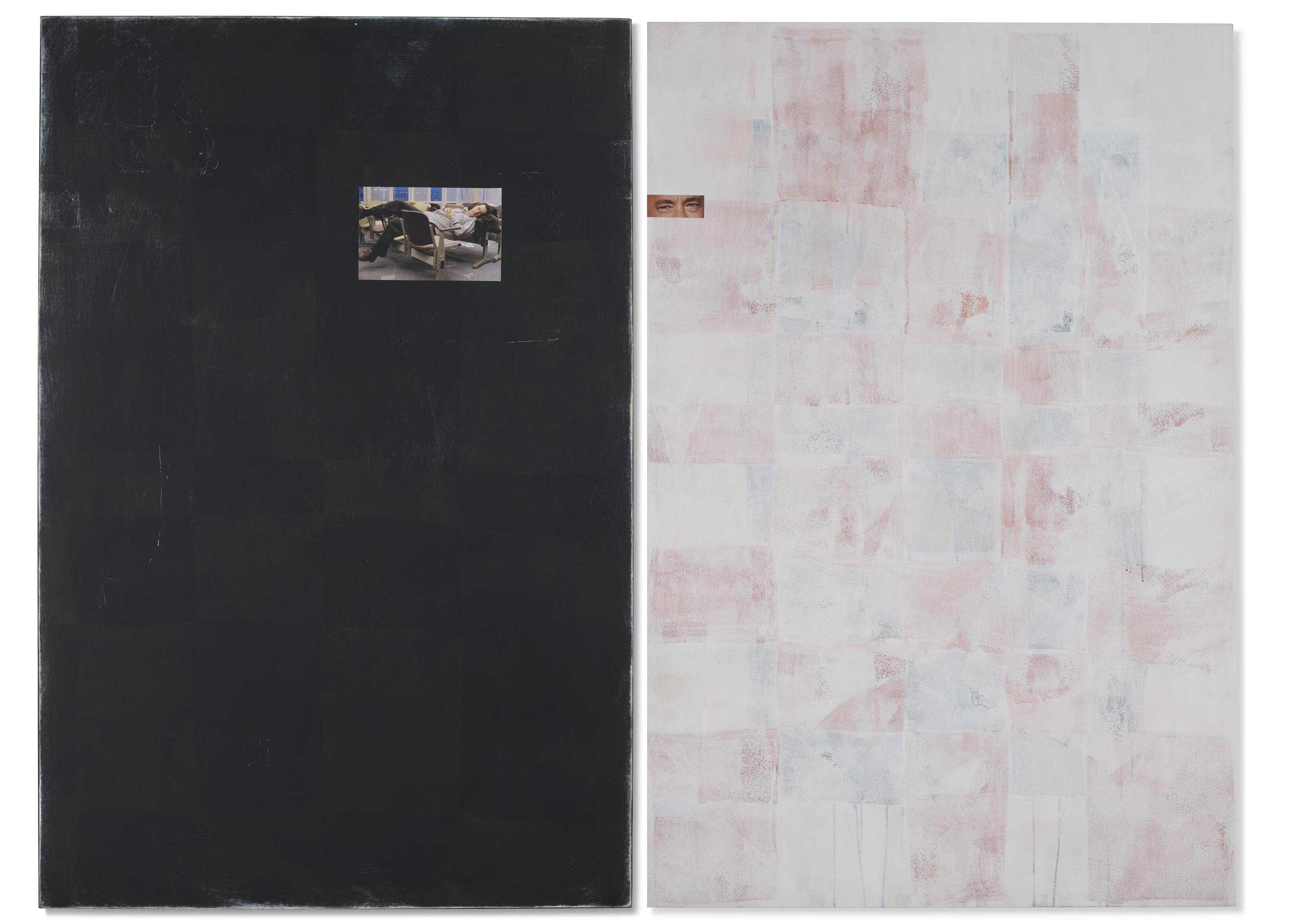 Oliver Osborne - (i) Eyes (Tom Hanks Paintings)(ii) Terminal (Tom Hanks Paintings)