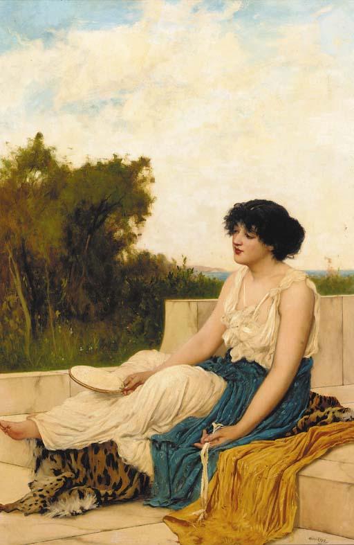 Oliver Rhys - A seated muse
