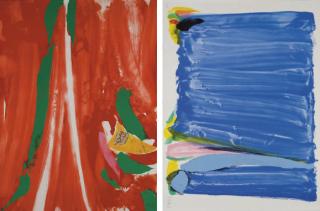 Olivier Debre - Composition Rouge