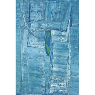 Olivier Debré - Grand Bleu Gris (Personnage)