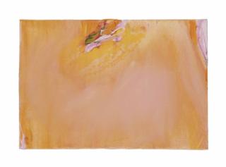 Olivier Debré - Ocre et tache jaune et rose de Loire