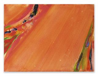 Olivier Debré - Petit Rouge Transversal De Loire