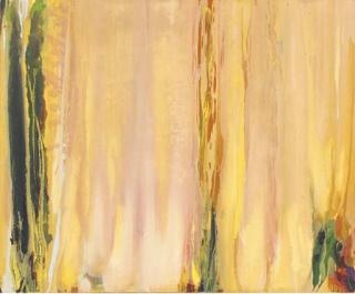 Olivier Debré - Touraine automne, jaune rose