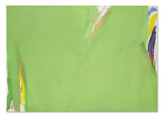 Olivier Debré - \'\'Tout vert, taches violettes et jaunes\'\' Touraine