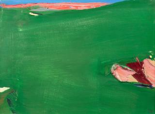 Olivier Debré - Vert de Maurata, tuile rose