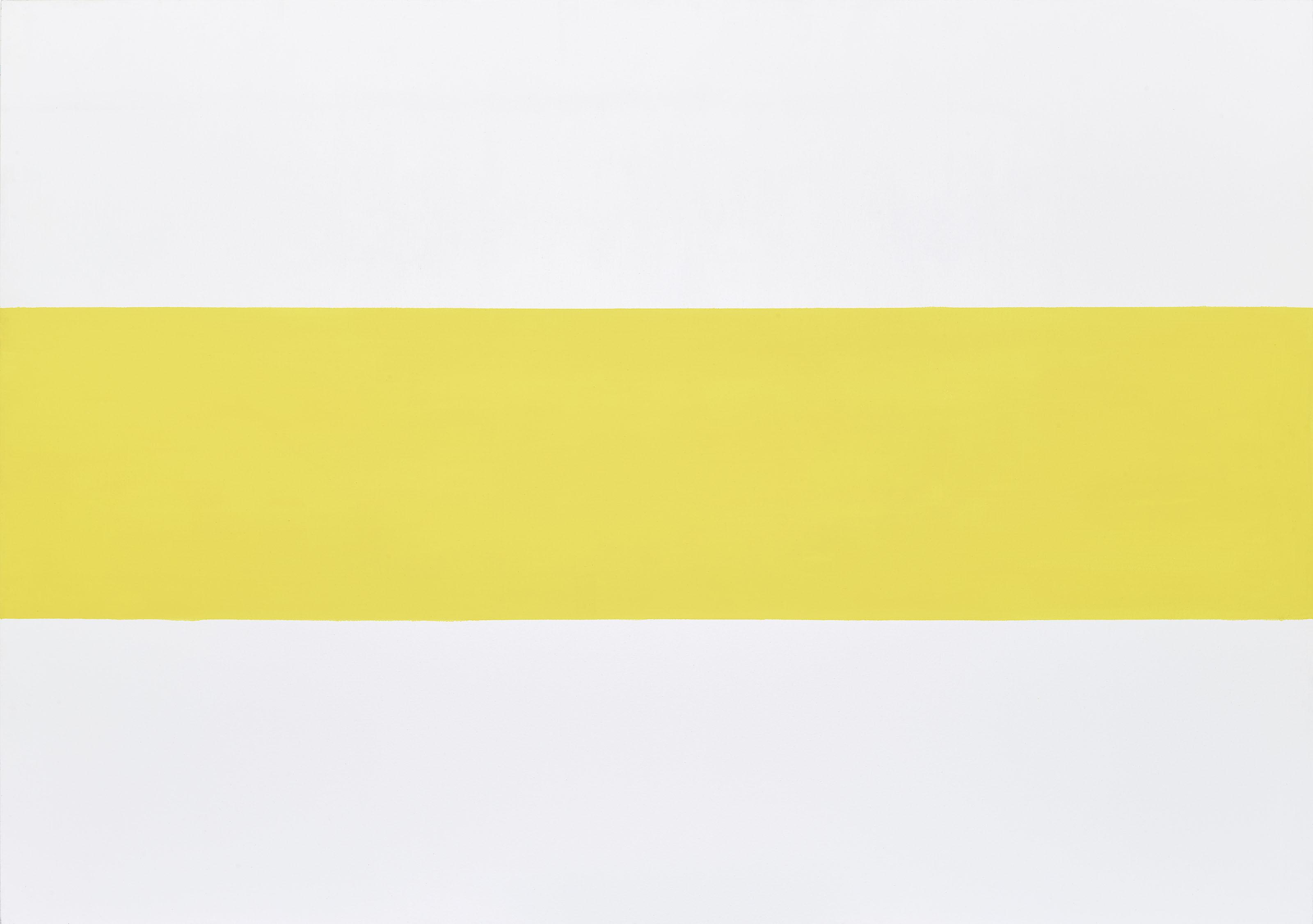 Olivier Mosset - Yellow stripe, 1989