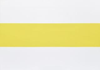 Olivier Mosset - Yellow stripe, 1989