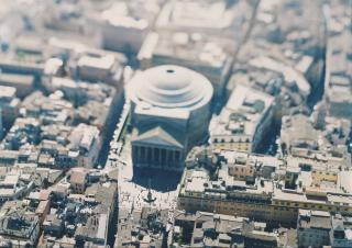 Olivo Barbieri - site specific_ROMA 04 (Pantheon), 2004