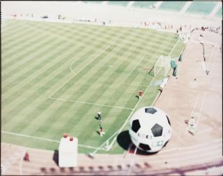 Olivo Barbieri - Stadi, Bari, 1999Chromogenic Print. Ed. 1/6. Framed. Signed, Titled And Dated On A Label Accompanying The Work.