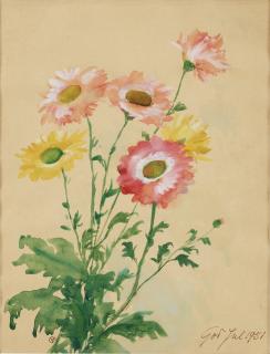 Olle Hjortzberg - Flower still life