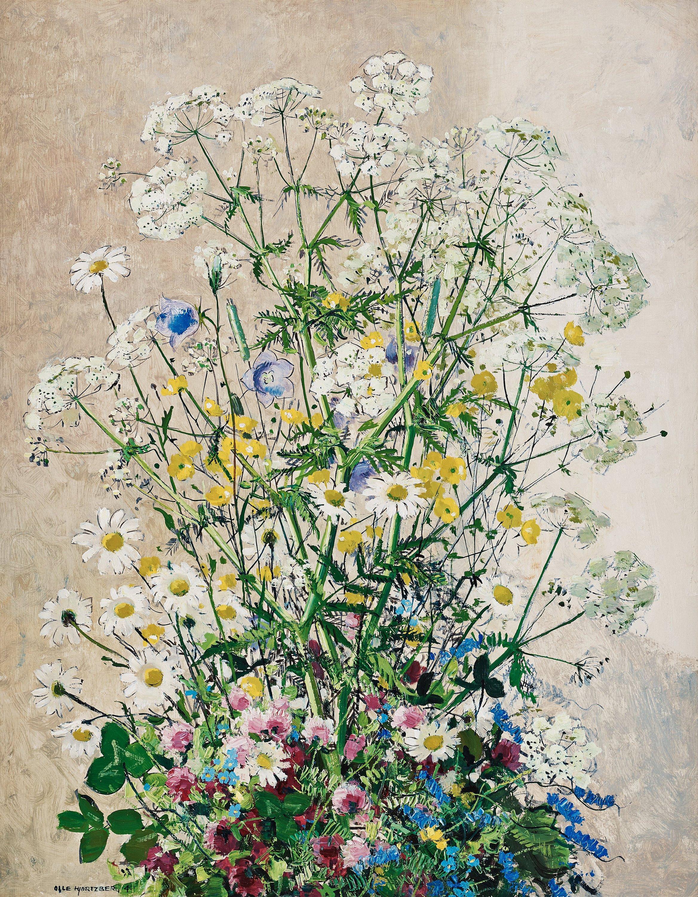 Olle Hjortzberg - Meadow flowers