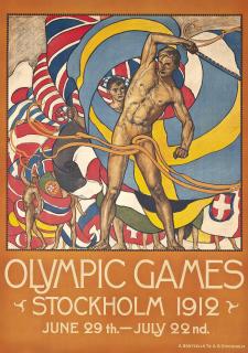 Olle Hjortzberg - Olympic Games, Stockholm 1912