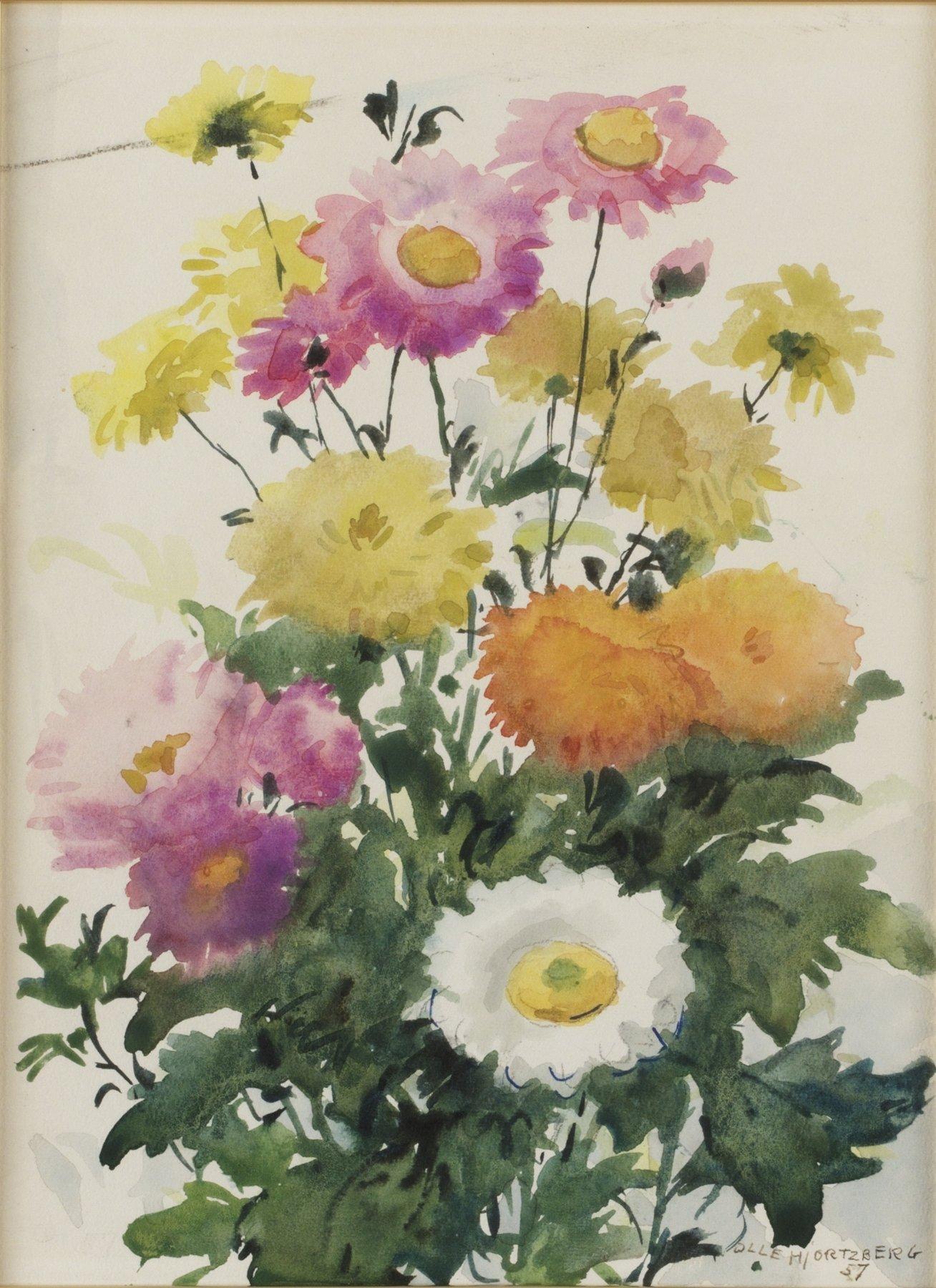 Olle Hjortzberg - Sommarblomster