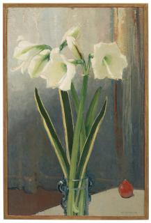 Olle Hjortzberg - Still life with lillies