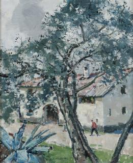 Olle Hjortzberg - Sydländskt landskap