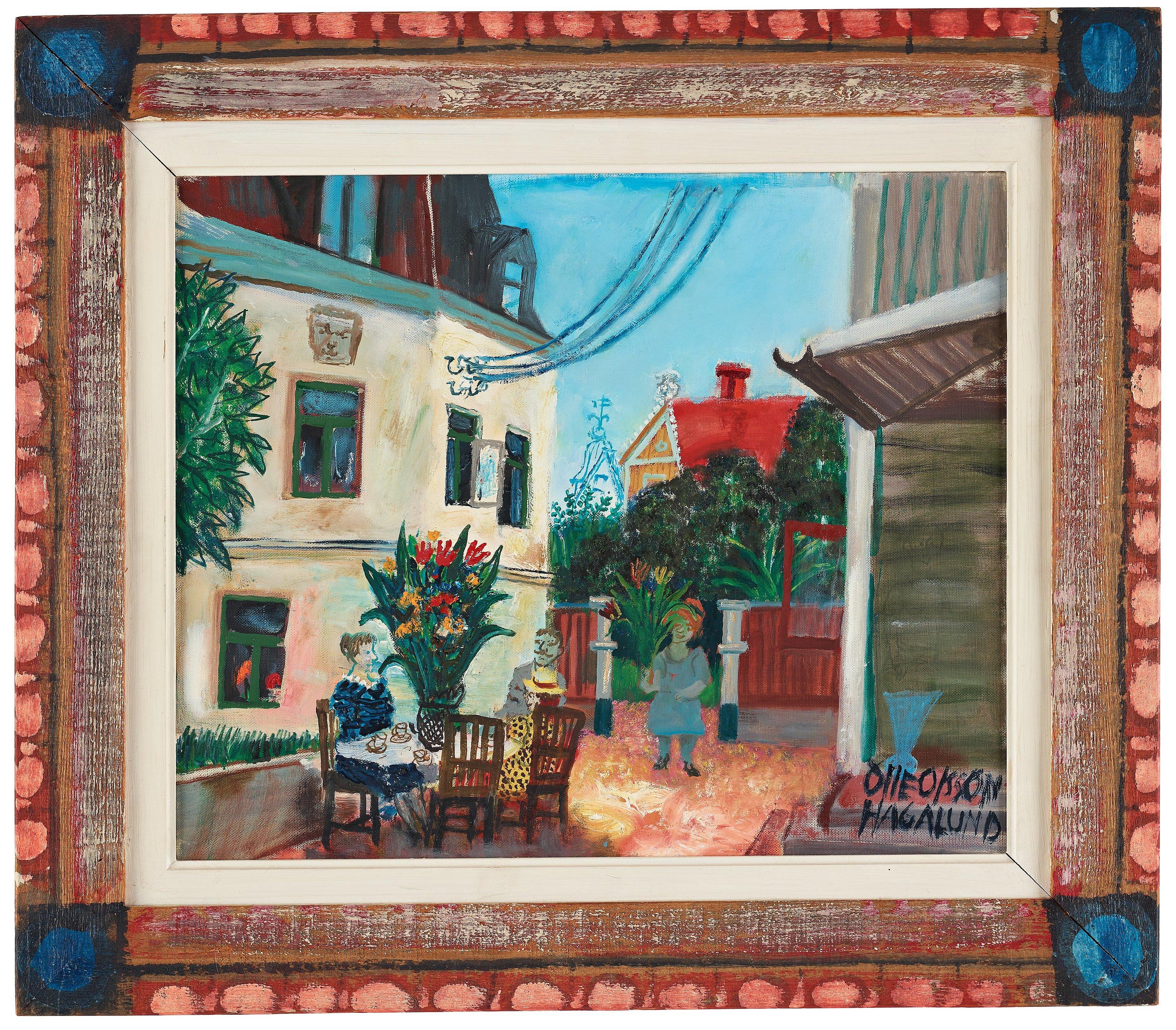 Olle Olsson-Hagalund - In the garden