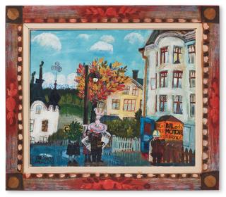 Olle Olsson-Hagalund - Man with a table