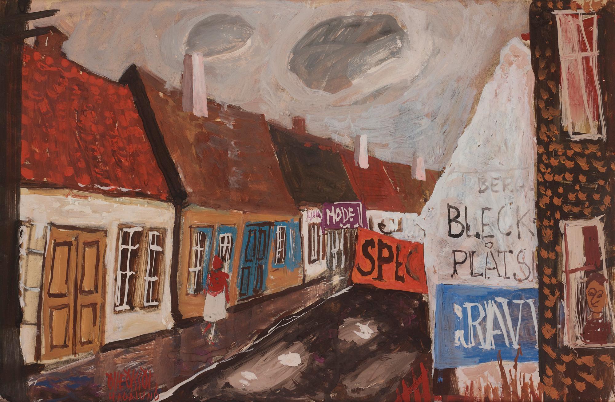 Olle Olsson-Hagalund - Motif from Landskrona